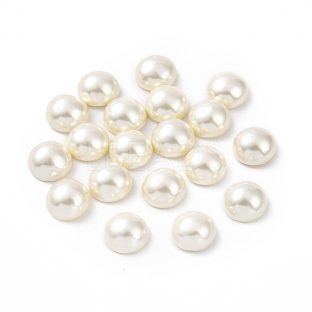 Shell Pearl Half Drilled Beads X-BSHE-G011-01-12mm-1