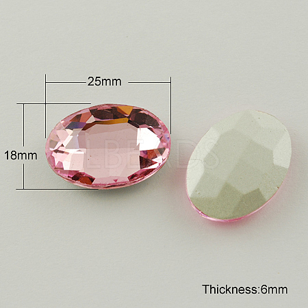 Glass Pointed Back Rhinestone RGLA-Q011-18x25mm-1-1