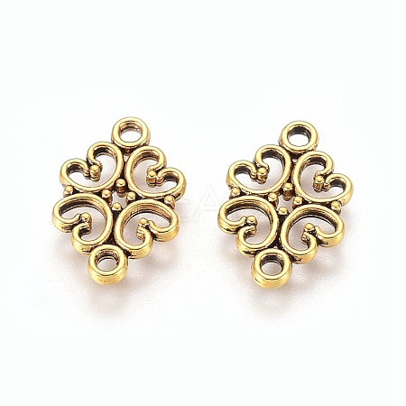 Tibetan Style Links connectors LS-TIBEP-S005-AG-FF-1