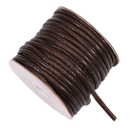 30M Braided Waxed Polyester Cords YC-WH0011-03D-1