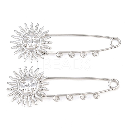 Sun 304 Stainless Steel Safety Pins Brooch Findings SA-CBA098D-13D-P-1