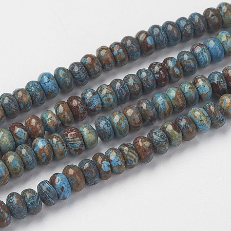 Natural Chrysocolla Bead Strands G-G968-B03-1