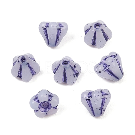 Czech Pressed Glass Beads GLAA-I061-11-1