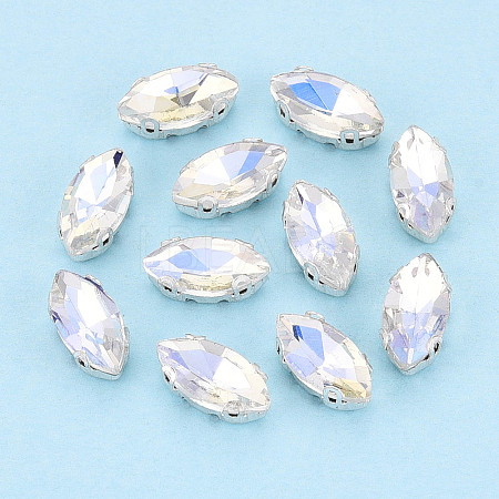 Sew on Rhinestone Montee Beads KK-T071-02A-1