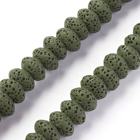 Natural Lava Rock Beads Strands G-F671-01A-12-1