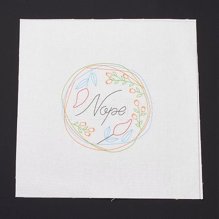 DIY Embroidery Fabric with Eliminable Pattern DIY-P032-A03-1