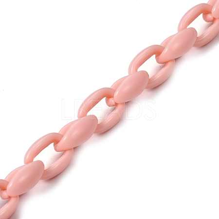 Handmade Acrylic Cable Chains AJEW-JB00690-06-1