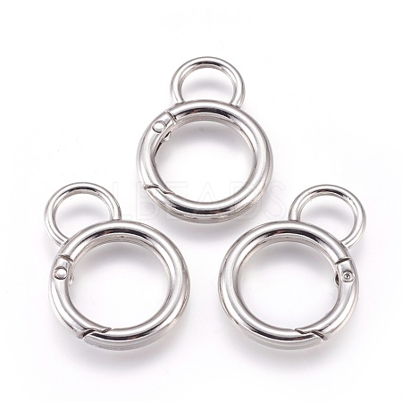 Alloy Key Clasps PALLOY-WH0058-01P-1
