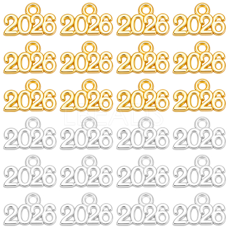 100Pcs 2 Colors Zinc Alloy Pendants FIND-SP0005-26-1