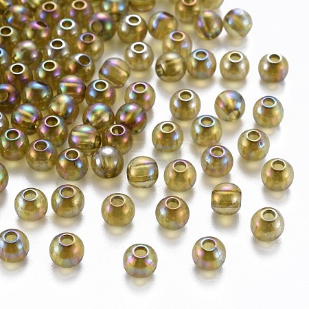 Transparent Acrylic Beads MACR-S370-B6mm-737-1