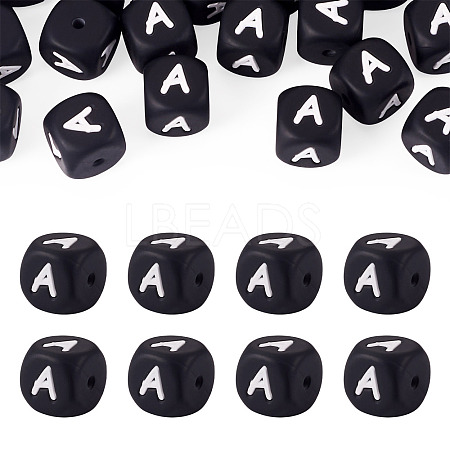 20Pcs Food Grade Eco-Friendly Silicone Beads SIL-TADJ0001-04A-1