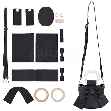 DIY Sew on Bowknot Tote Making Kit DIY-WH0030-17A-1