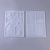3PCS 3D Christmas House Silicone Molds DIY-X0294-03-2