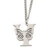 201 Stainless Steel Necklaces NJEW-Q336-01Y-P-1