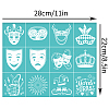 Self-Adhesive Silk Screen Printing Stencil DIY-WH0338-212-2