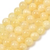 Natural Golden Silk Jade Beads Strands X-G-Z112-A01-10mm-2
