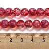 Baking Paint Glass Bead Strands GLAA-G116-02C-3