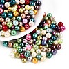 Baking Paint Pearlized Glass Pearl Beads X1-HY-Q003-6mm-M01-1