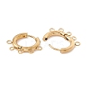 Ion Plating(IP) 304 Stainless Steel Hoop Earring Findings LS-STAS-D183-01G-2