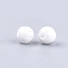Opaque Acrylic Beads X-MACR-S802-4mm-QZ01-2
