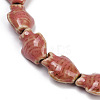 Handmade Porcelain Beads Strands PORC-P030-01A-06-2