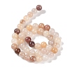 Natural Violet Strawberry Quartz Beads Strands X-G-P530-B02-03-3