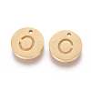 Ion Plating(IP) 304 Stainless Steel Charms STAS-I120-10C-G-2