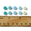 70Pcs Rubberized Style Acrylic Beads MACR-FS0001-71A-5