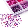 3750Pcs 15 Style 8/0 Glass Round Seed Beads SEED-YW0001-40B-7