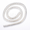 Electroplate Non-magnetic Synthetic Hematite Bead Strands G-Q465-11S-2