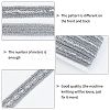 Metallic Yarn Ribbons OCOR-WH0065-10A-4