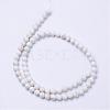 Natural Magnesite Bead Strands G-P286-10-6mm-2