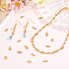 48Pcs 6 Styles Ocean Marine Organism 304 Stainless Steel Links Connector Charms STAS-BBC0010-79-4