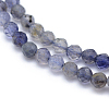 Natural Cordierite/Iolite/Dichroite Beads Strands LS-G-E411-39-3mm-3