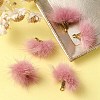 Faux Mink Fur Tassel Pendant Decorations FIND-YW0002-24B-5