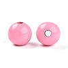 Painted Natural Wood Beads X-WOOD-A018-16mm-13-2