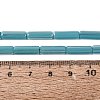 Electroplate Opaque Glass Beads Strands EGLA-Q132-02A-B03-4