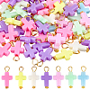 60Pcs Opaque Acrylic Pendants FIND-SC0022-82-1