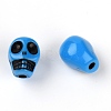Opaque Acrylic Beads SACR-WH0005-01I-1