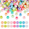 200Pcs Opaque Acrylic European Beads SACR-TA0001-58-2