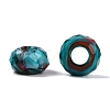 Two Tone Glass European Beads GDA009-6-2
