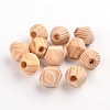 Unfinished Wood Beads WOOD-Q012-03B-LF-1