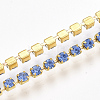 Brass Claw Chain Stretch Bracelets BJEW-T010-02G-09-4