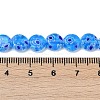 Handmade Millefiori Lampwork Beads Strands LAMP-G166-17A-03-4