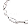 304 Stainless Steel Cable Chain Bracelet for Men Women BJEW-E031-05G-P-2