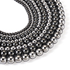 8 Strands 8 Styles Non-magnetic Synthetic Hematite Beads Strands G-TA0001-41-3