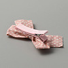 Cute Bowknot Cloth Alligator Hair Clip OHAR-WH0023-11D-2