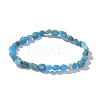Natural Apatite Bead Stretch Bracelets BJEW-K213-40-6