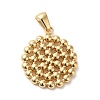 Golden Plated 304 Stainless Steel Pendants STAS-L272-006G-02-1