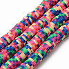 Handmade Polymer Clay Beads Strands CLAY-N008-010L-1
